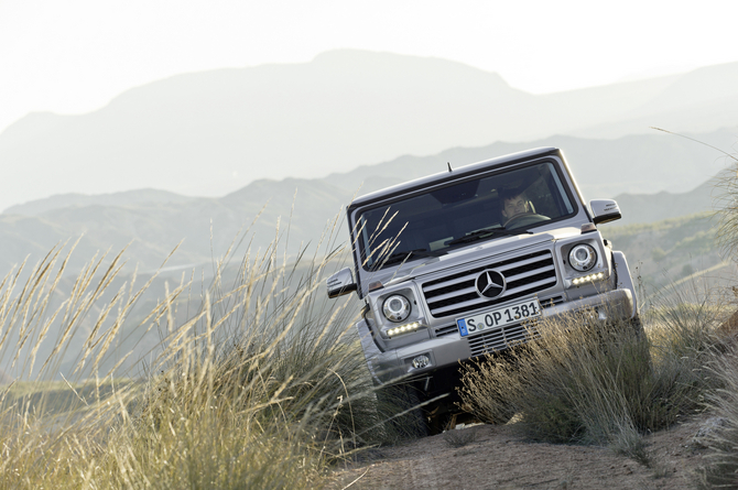 O Mercedes Classe G mantém as suas características de todo-o-terreno