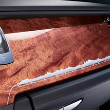 It also gets a special wood dashboard