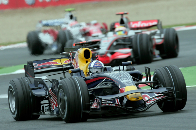 David Coulthard startete beim französischen Grand Prix in Magny-Coursvon 2008 von der 9. Position und kam auch als 9. ins Ziel.