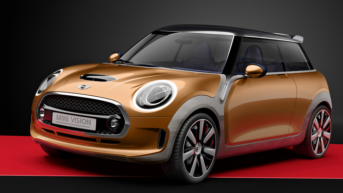 O MINI Vision Concept oferece uma primeira perspetiva do design do novo MINI