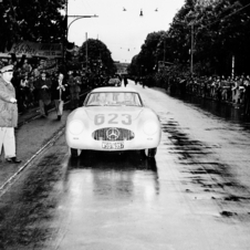 Ferrari won the Mille Miglia in 1952 and Aurelia were third, fifth and sixth