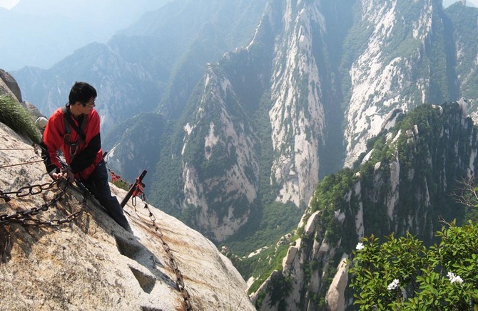 Monte Huashan: o caminho mais perigoso do mundo