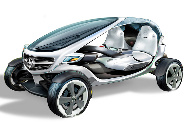 Mercedes-Benz Vision Golf Cart: Mercedes-Benz designt visionäres Golf Cart