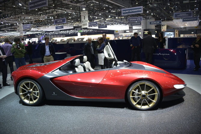 Based on the Ferrari 458 Spider, Sergio was unveiled at the Geneva Motor Show in 2013