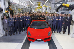 Lamborghini built the final Gallardo on November 25