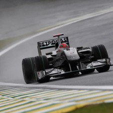 Hulkenberg storms into pole position in Brazil