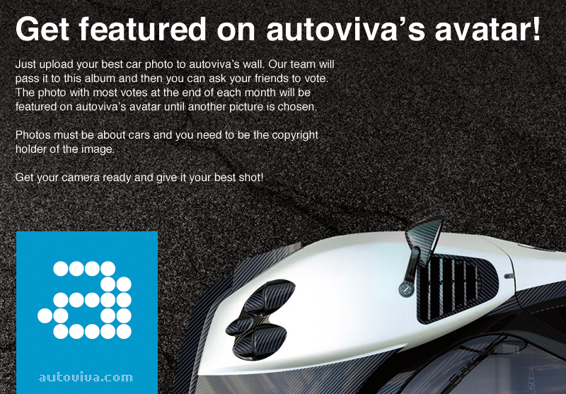 Autoviva's Facebook Avatar Photo Contest - August 2011