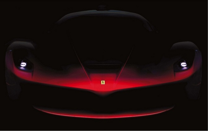 Ferrari released a higher-res teaser image