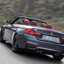 Load capacity increased compared with the previous M3 Convertible to 370 liters