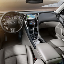 Interior detail from the Q50