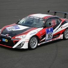 The GRMN GT86 competed in the 24 Hours of the Nurburgring in 2012