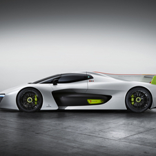 The vehicle reaches a top speed of 300km/h and the 100km/h landmark is reached in 3.4 seconds