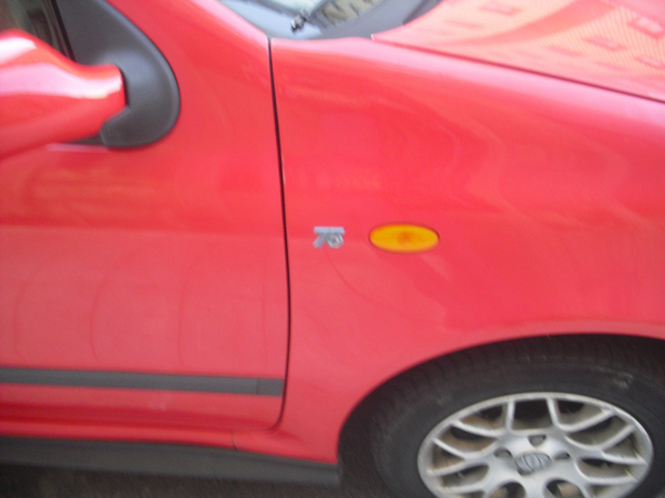 My Fiat Punto, in Ferrari red...