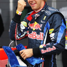 Vettel clinches pole on another Red Bull front row