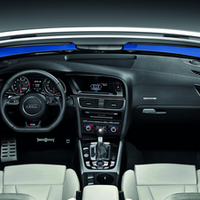 The interior is identical to the standard RS5