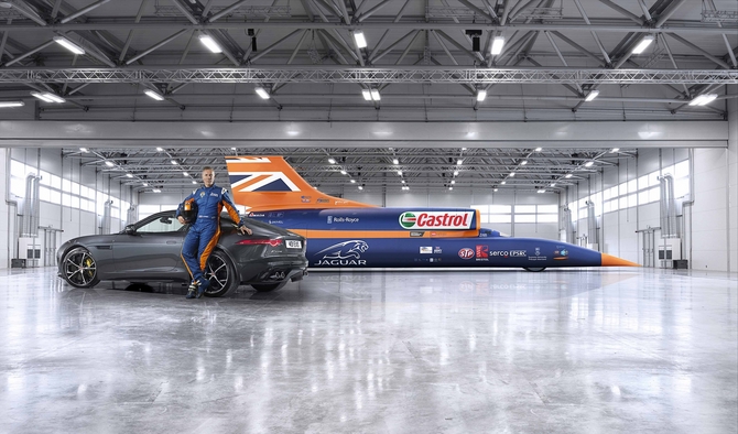 Jaguar announced a new partnership with Bloodhound SCC