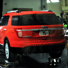 Ford Explorer Recreated in Lego