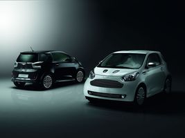 Aston Martin Cygnet in Black and White at launch