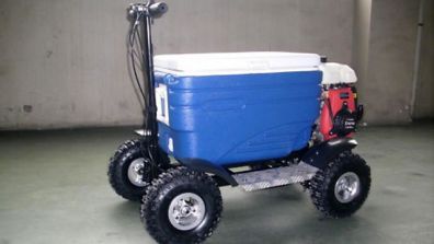 Australian man loses license after drink driving on motorised ‘esky’