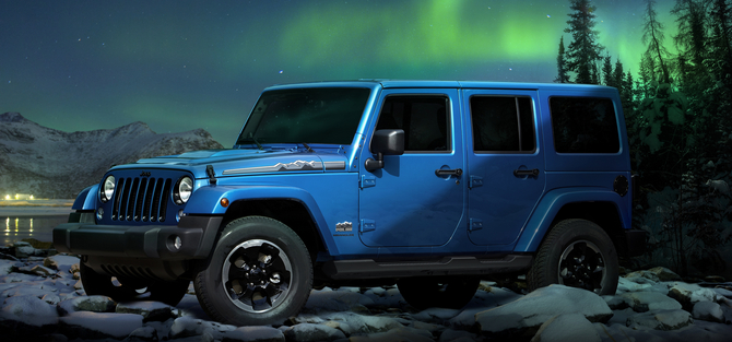 The Polar Edition is based on the top Wrangler Sahara