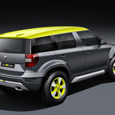 The Xtreme concept is powered with a 1.8 TSI 150hp engine with a double-clutch DSG transmission