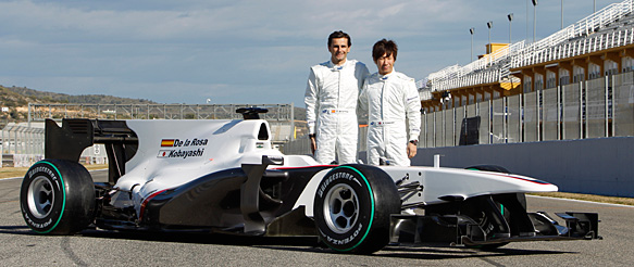 More 2010 F1 cars unveiled in Valencia 