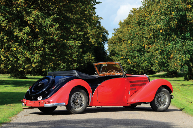 Bugatti Type 57C Stelvio Drophead Coupé by Gangloff