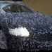 Maserati covered with 1,763 lbs of shattered glass