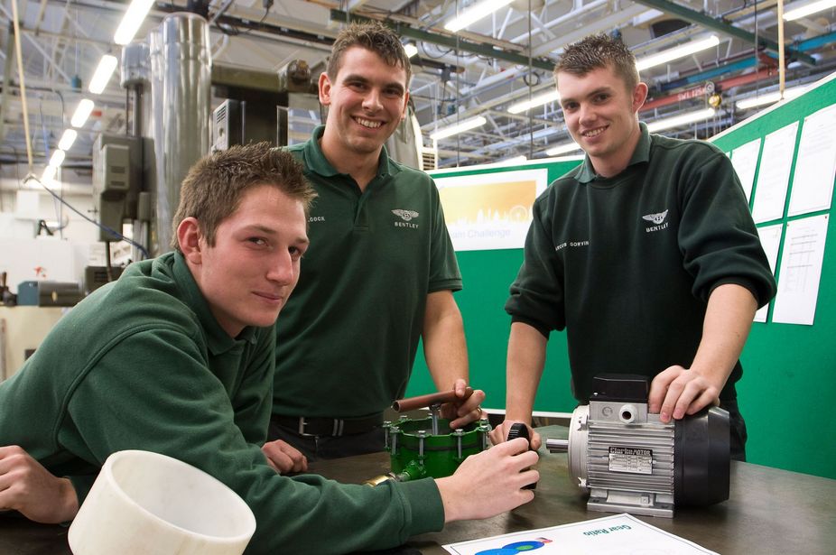 Bentley Motors opens its doors to future apprentices