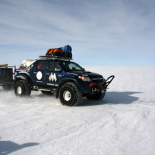 Toyota Hilux reaches the South Pole