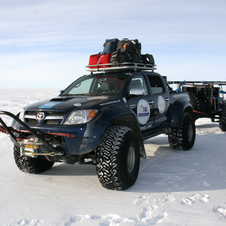 Toyota Hilux reaches the South Pole