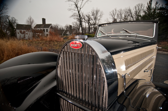 Bugatti Type 57C Three-Position Drophead Coupé by Letourneur et Marchand