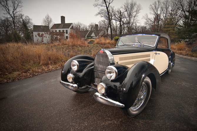 Bugatti Type 57C Three-Position Drophead Coupé by Letourneur et Marchand