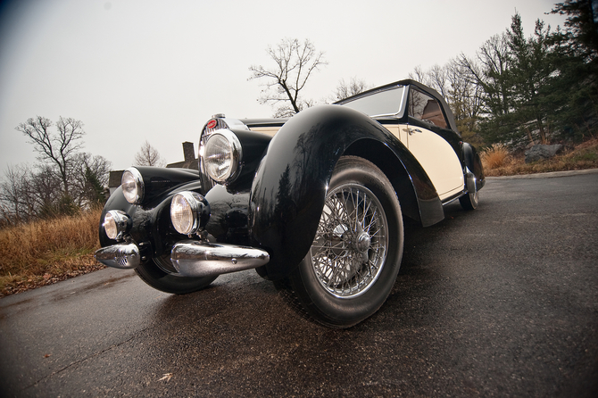 Bugatti Type 57C Three-Position Drophead Coupé by Letourneur et Marchand