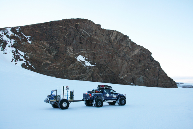 Toyota Hilux reaches the South Pole