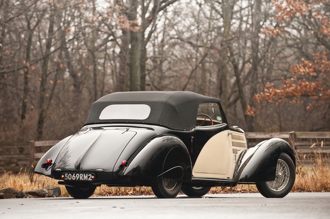 Bugatti Type 57C Three-Position Drophead Coupé by Letourneur et Marchand