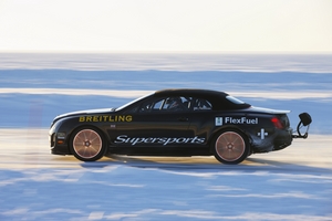 Bentley SuperSports Shatters World Speed Record on Sheet Ice