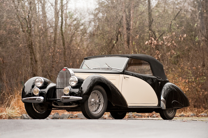 Bugatti Type 57C Three-Position Drophead Coupé by Letourneur et Marchand