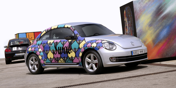 El Beetle se viste de arte urbano