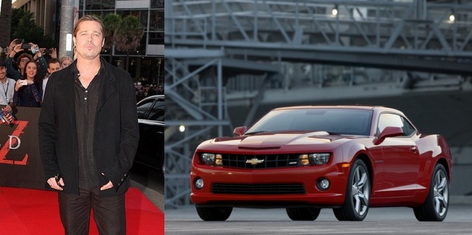 Brad Pitt - Chevrolet Camaro SS