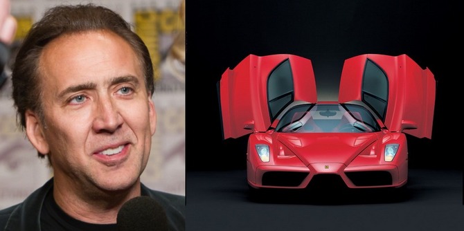 Nicholas Cage - Ferrari Enzo