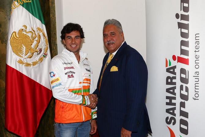 Sahara Force India contratou Sergio Perez para as próximas temporadas