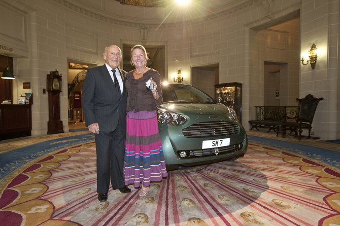 Sir Stirling Moss offers Aston Martin Cygnet to his wife