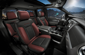 The interior gets upgraded seats and polished aluminum trim