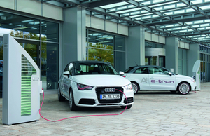 Audi Testing A1 e-tron in Munich