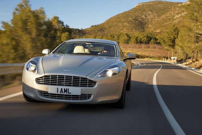 First Rapide leaving the Aston Martin assembly line