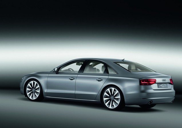 Audi A8 Hybrid concept presented at Geneva