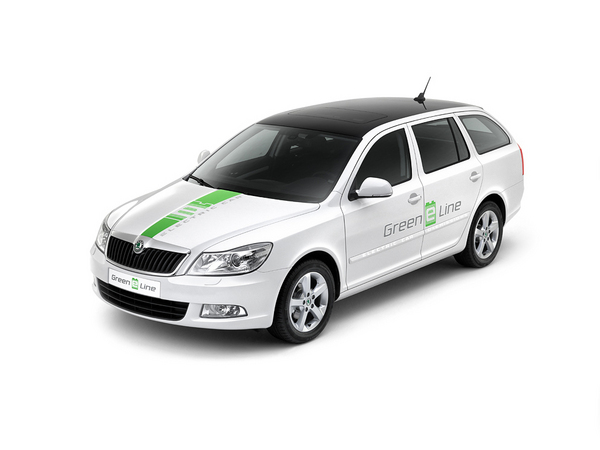 Electric Skoda Octavia Green E Line Testing in Czech Republic