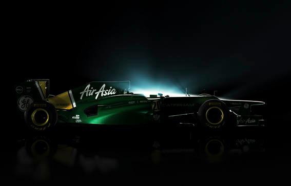 Caterham Releases First Image of Its F1 Car