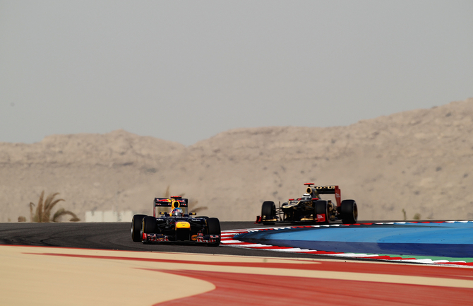 Vettel dominated the Bahrain Grand Prix